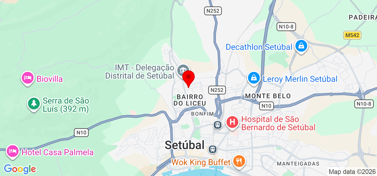 LC Transportes e Mudanças - Setúbal - Setúbal - Mapa