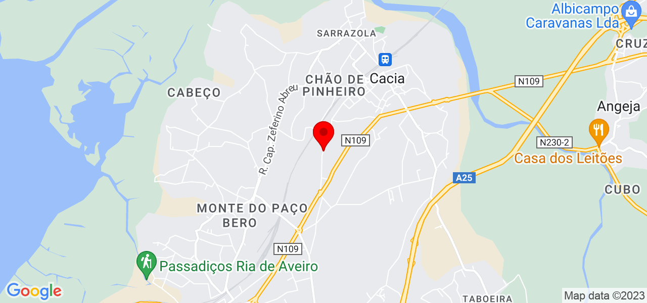 Franciele Chemevski Espindula - Aveiro - Aveiro - Mapa