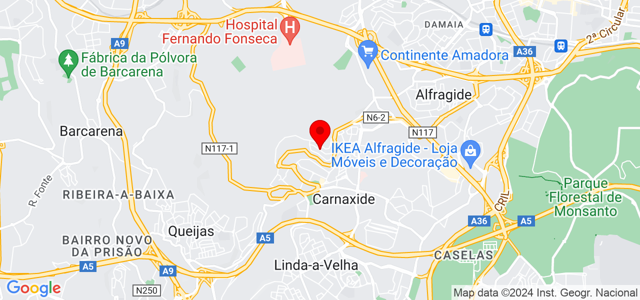 Lucas Krucinski - Lisboa - Oeiras - Mapa
