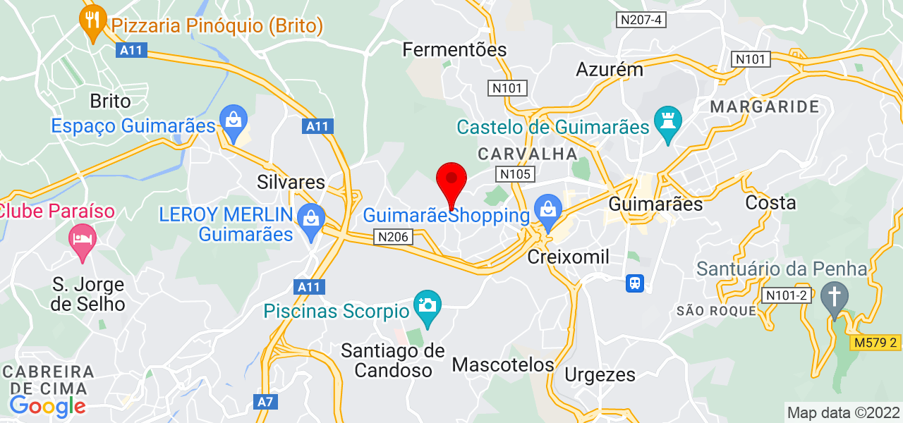 Hugo Ferreira - Braga - Guimarães - Maps