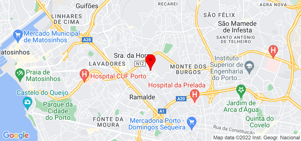 Pedro Lat&atilde;es - Porto - Porto - Mapa