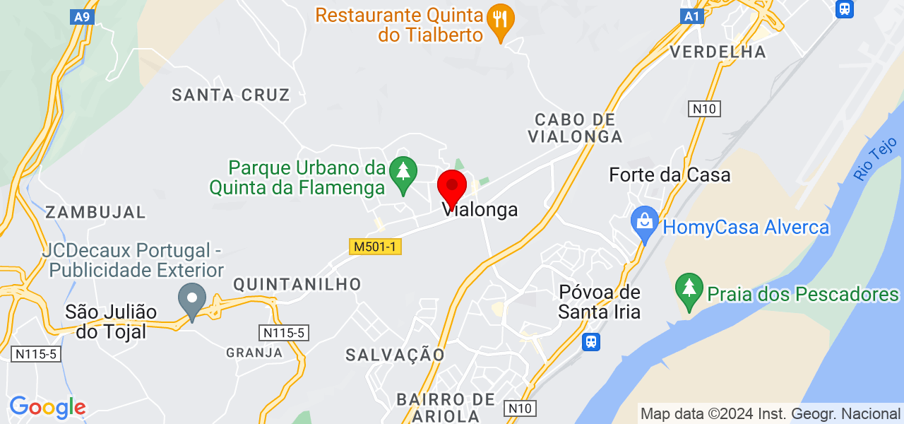 Anderson Barrili - Lisboa - Vila Franca de Xira - Mapa