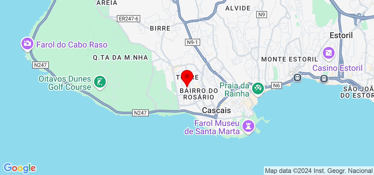 Sandra Mendes - Lisboa - Cascais - Map