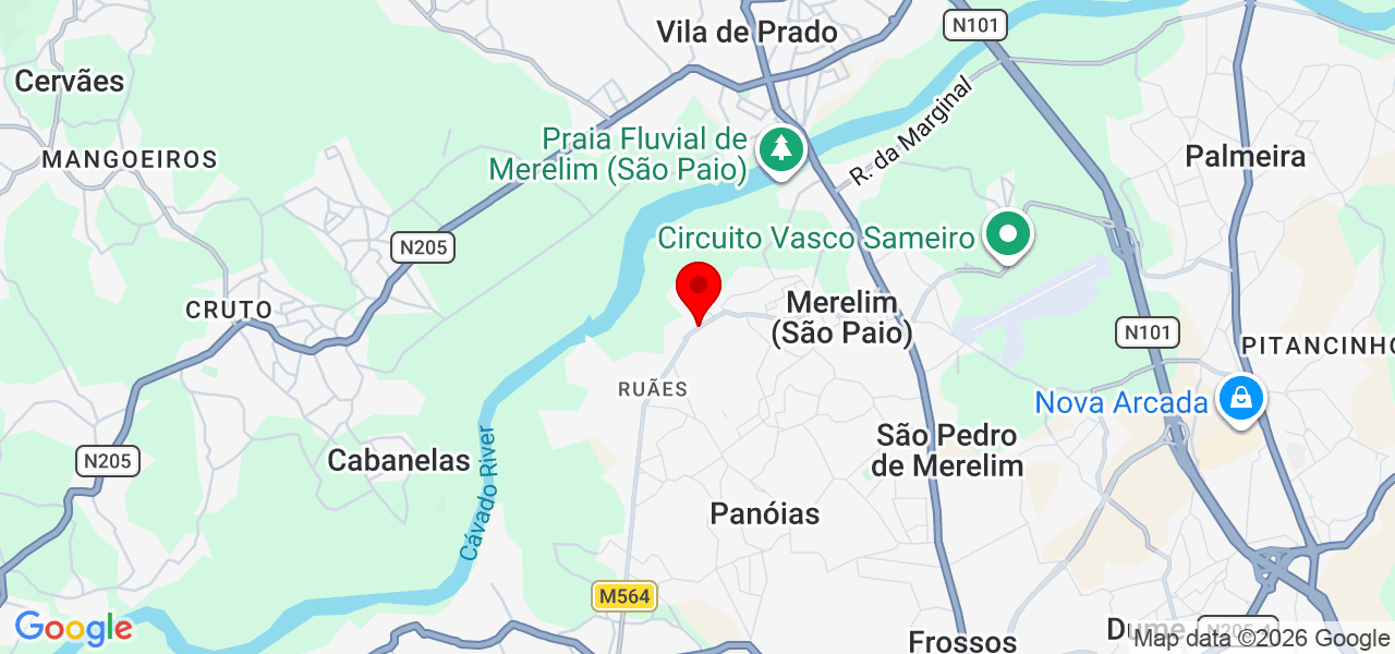 Miguel Castro - Braga - Braga - Map
