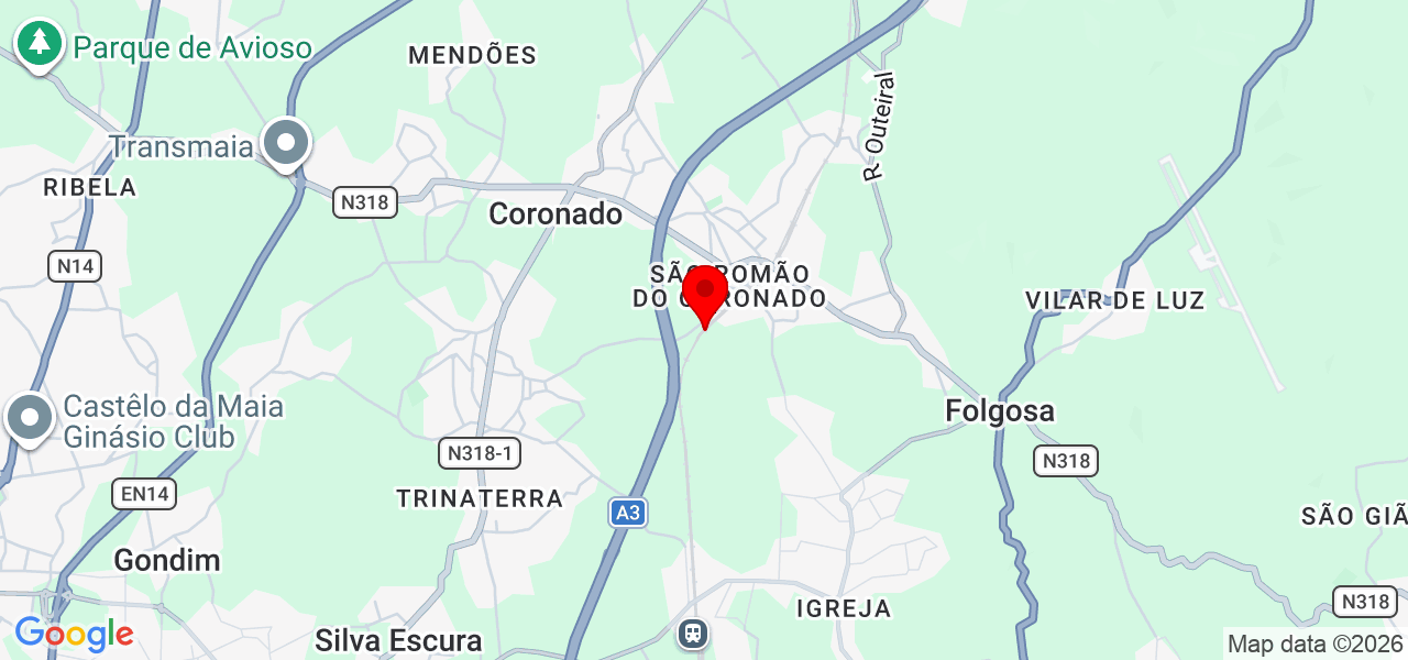 Gonçalo Fernandes - Porto - Trofa - Mapa