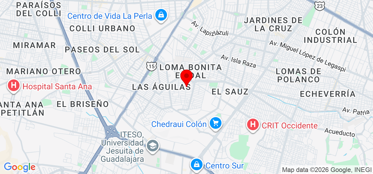 Erneztto Infantte - Jalisco - Zapopan - Mapa