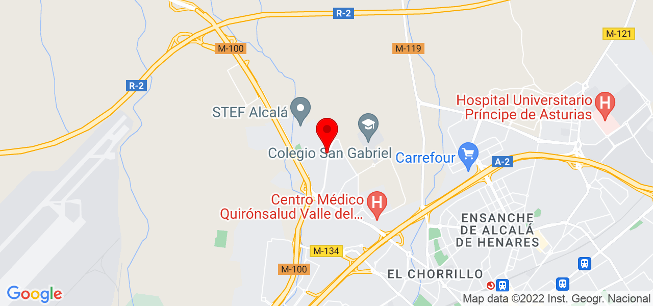 V&iacute;ctor M&eacute;ndez - Comunidad de Madrid - Alcalá de Henares - Mapa