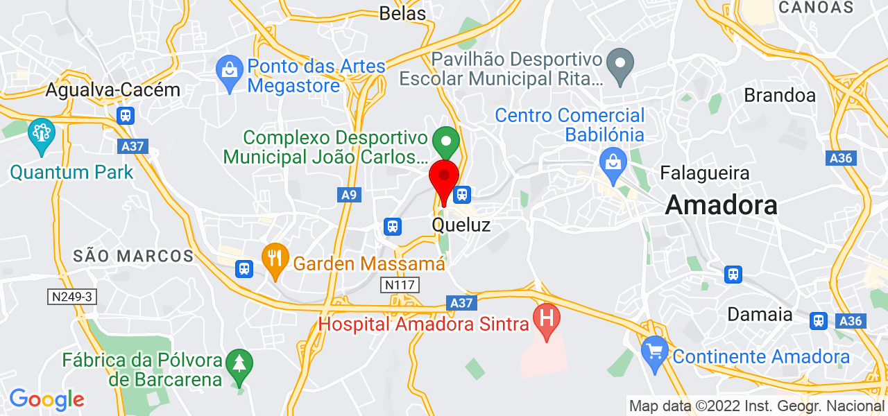 Rui Frade - Lisboa - Sintra - Mapa