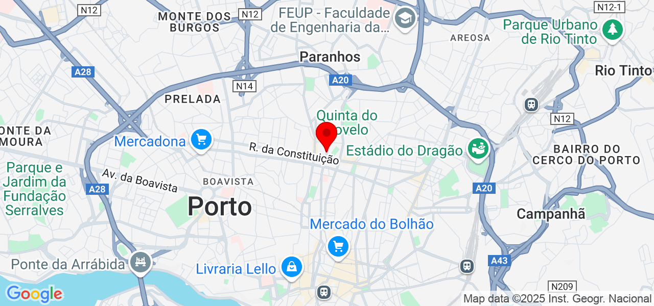 Maria Ana Guimar&atilde;es - Porto - Porto - Map