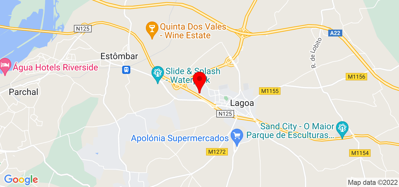 Jorge Valeriano - Faro - Lagoa - Mapa