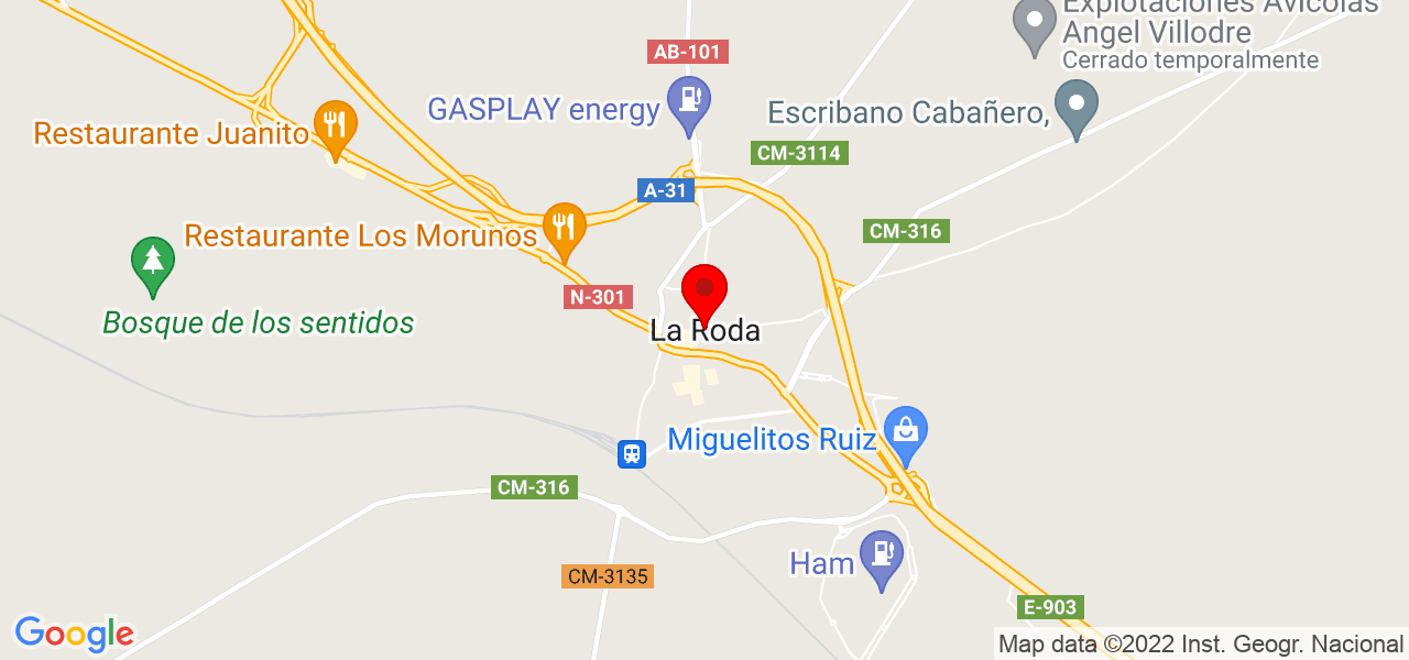 Alejandro - Castilla-La Mancha - La Roda - Mapa