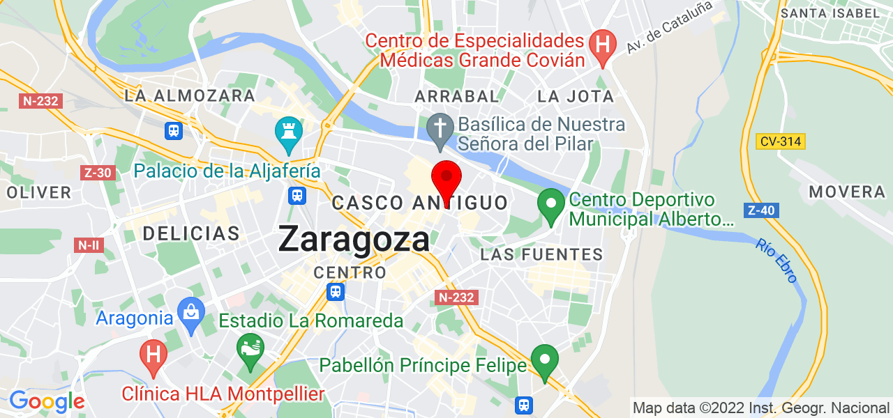 Angie carolina aponte mu&ntilde;oz - Aragón - Zaragoza - Mapa