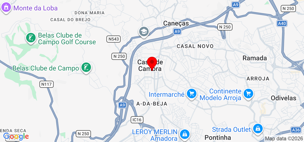 CasaResolve - Lisboa - Sintra - Map