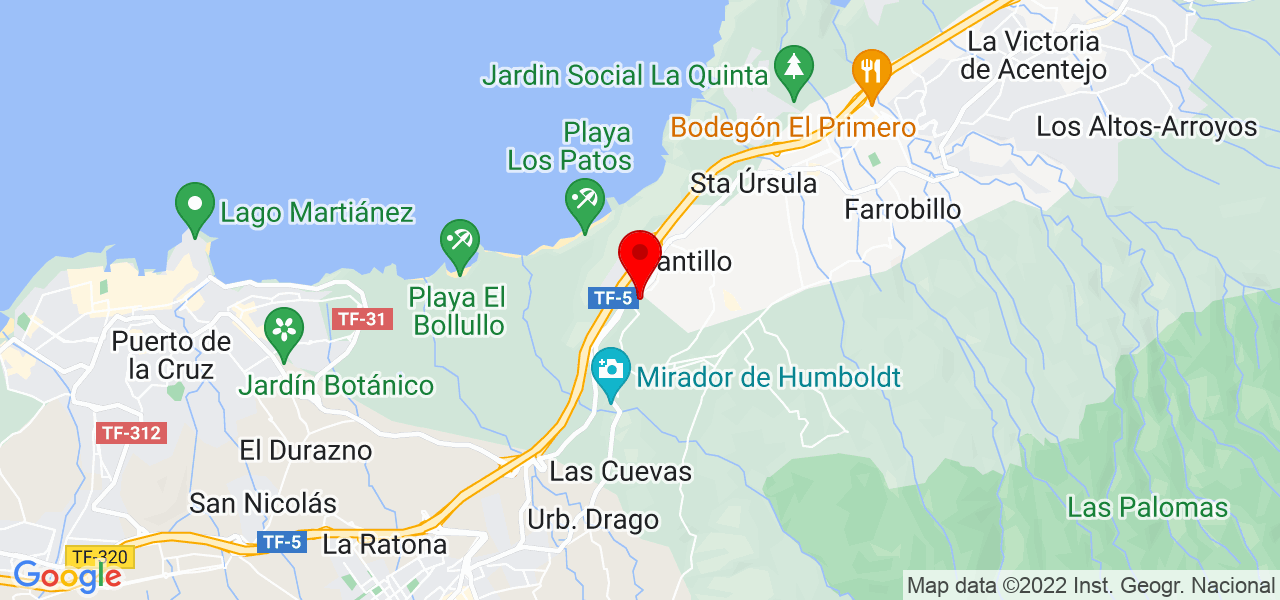Emilio Fuentes Fot&oacute;grafo - Islas Canarias - Santa Úrsula - Mapa
