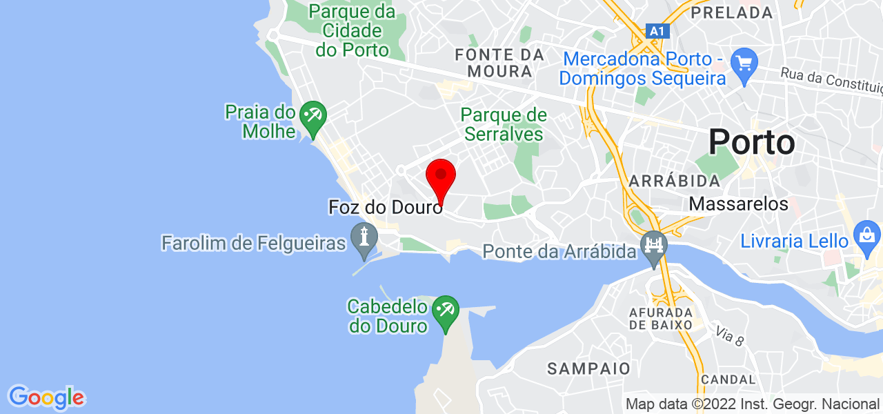 Karen Bickerstafee - Porto - Porto - Mapa