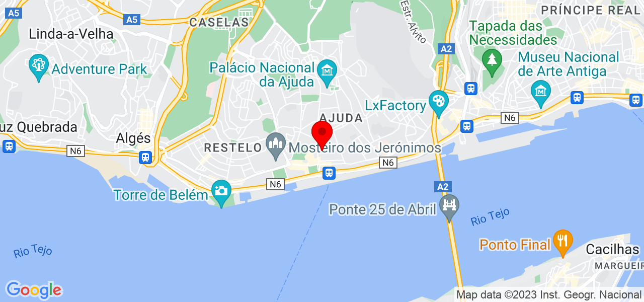Naia D&rsquo;Andrea - Lisboa - Lisboa - Mapa