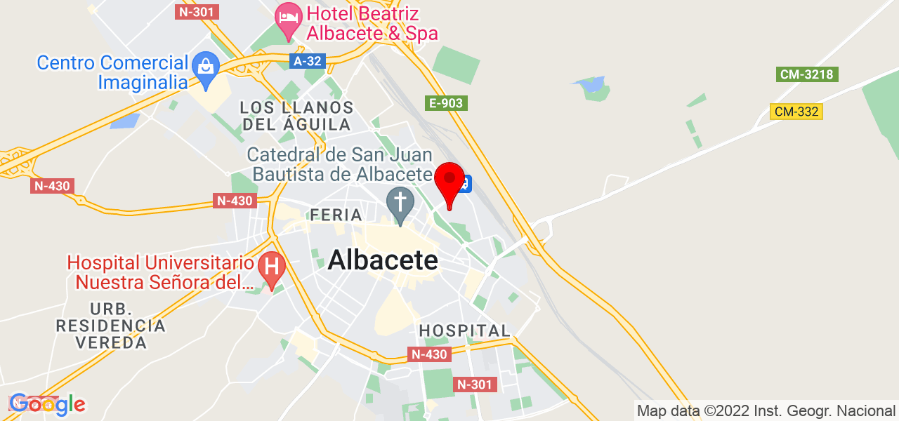 aut&oacute;nomo - Castilla-La Mancha - Albacete - Mapa