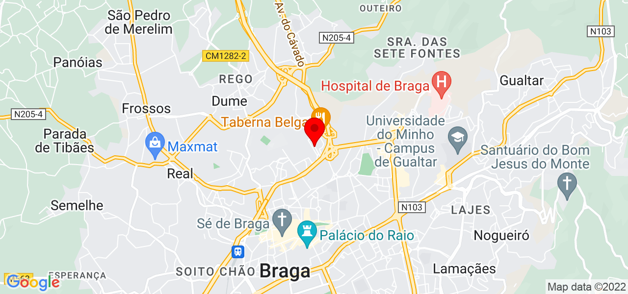 Andreina - Braga - Braga - Mapa