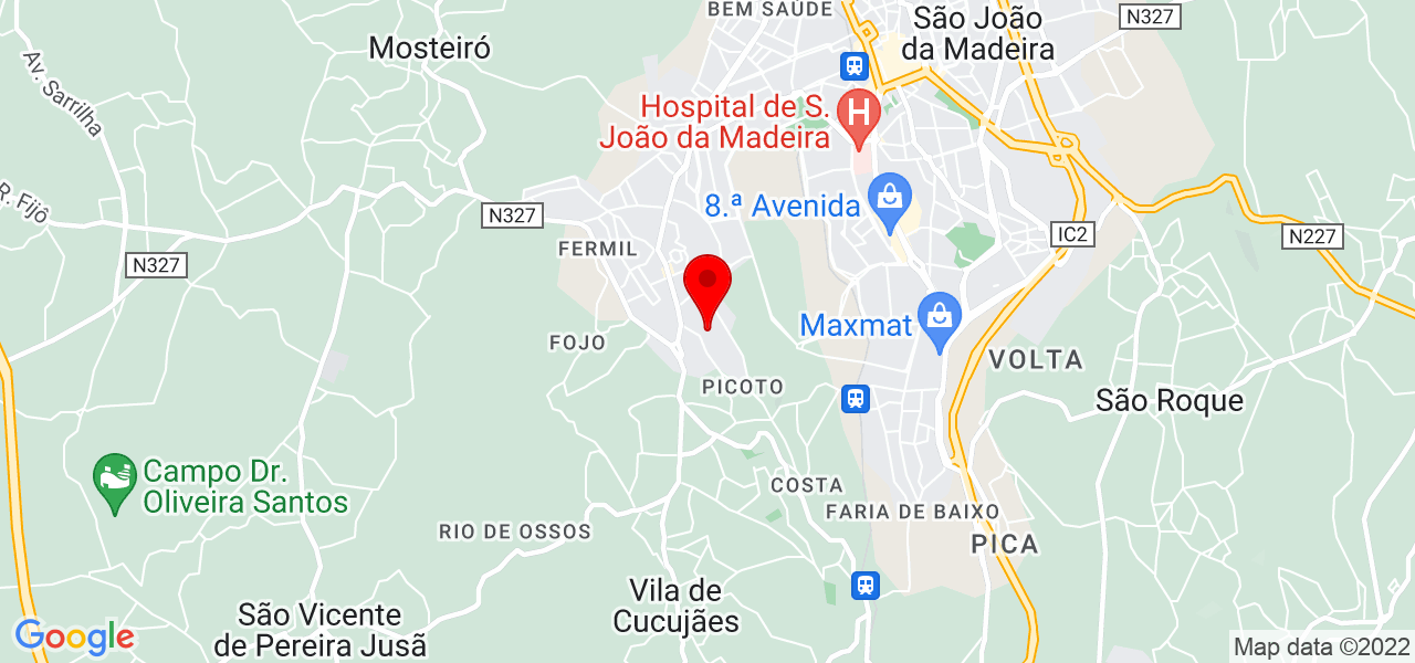 ConstruMax solutions - Aveiro - Oliveira de Azeméis - Mapa