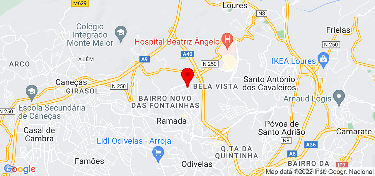MC Events - Lisboa - Odivelas - Mapa