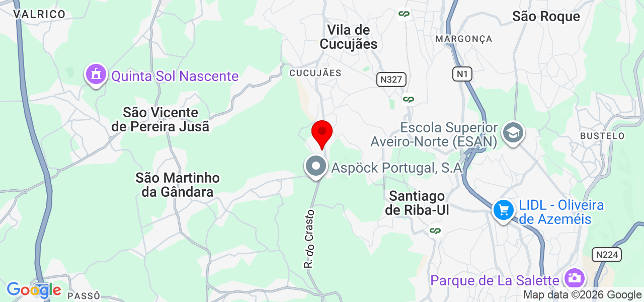 Climatec - Aveiro - Oliveira de Azeméis - Mapa