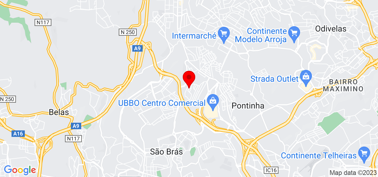 Ariel jorge - Lisboa - Amadora - Mapa