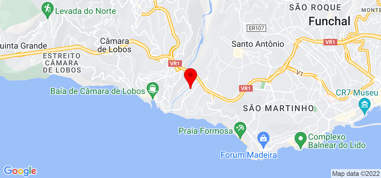 Ad dantas - Madeira - Funchal - Mapa