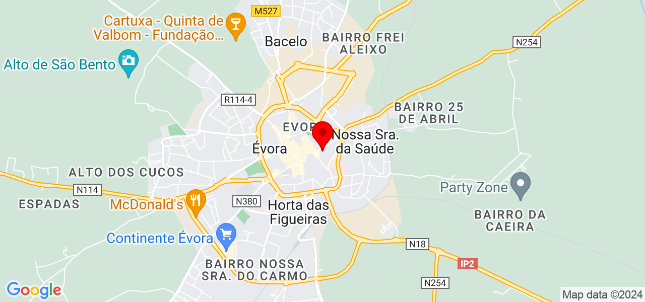 Ayfer Lima - Évora - Évora - Mapa