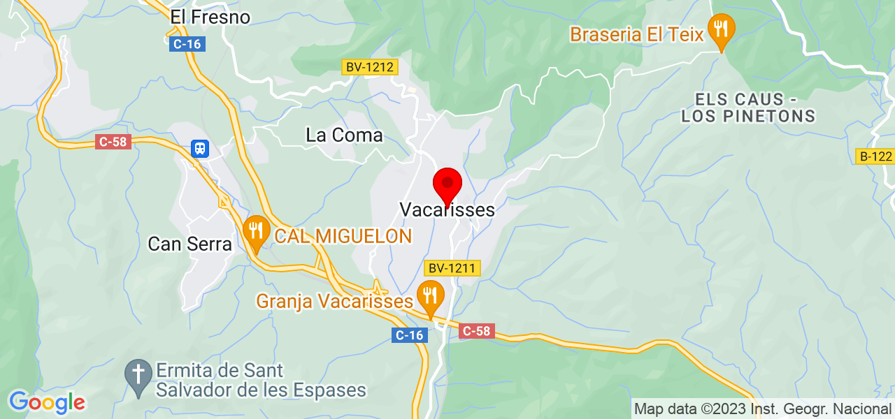 Nerea Fern&aacute;ndez - Cataluña - Vacarisses - Mapa