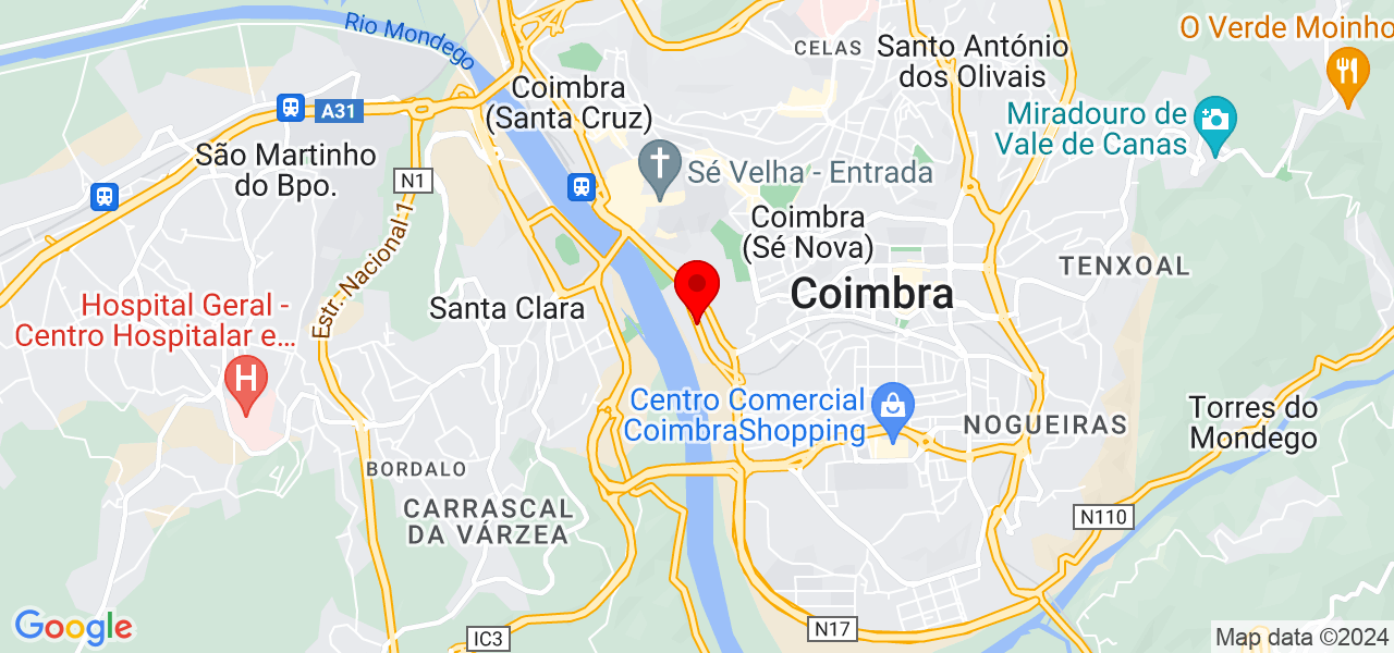 Cassia M Marinho - Coimbra - Coimbra - Mapa