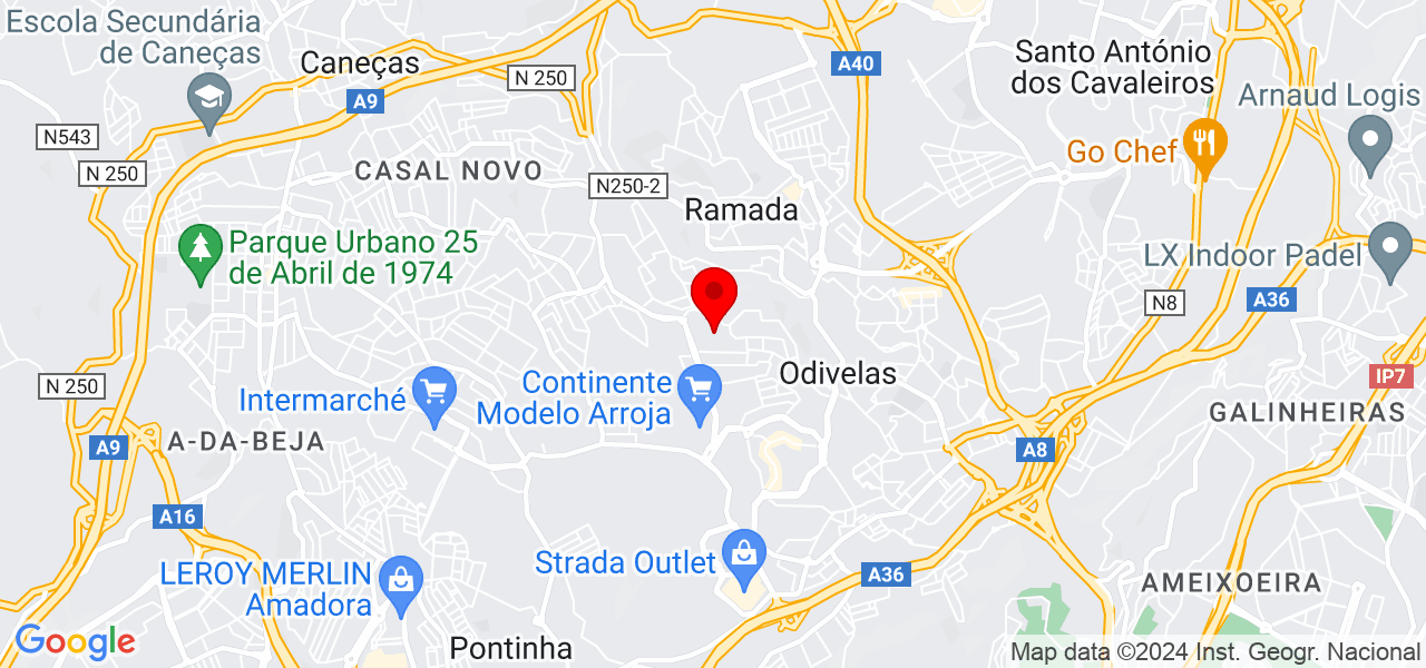 Eva Afonso - Lisboa - Odivelas - Karte