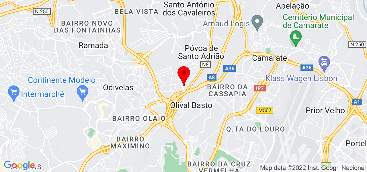 Carlos Saraiva - Lisboa - Odivelas - Mapa