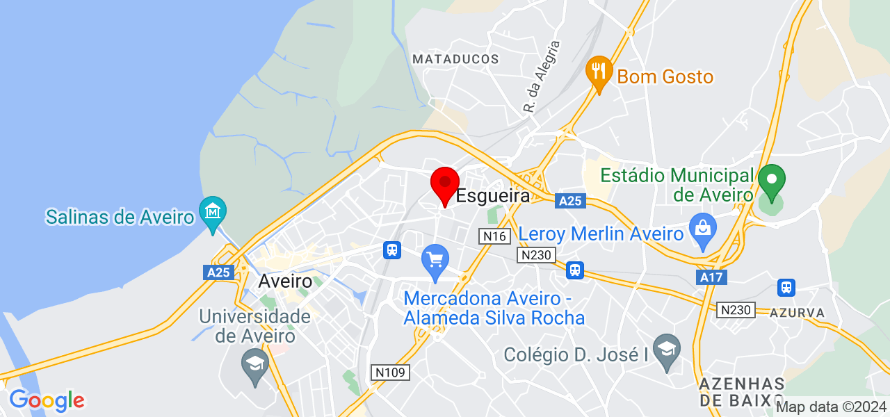 Avanir Gomes da Silva - Aveiro - Aveiro - Map