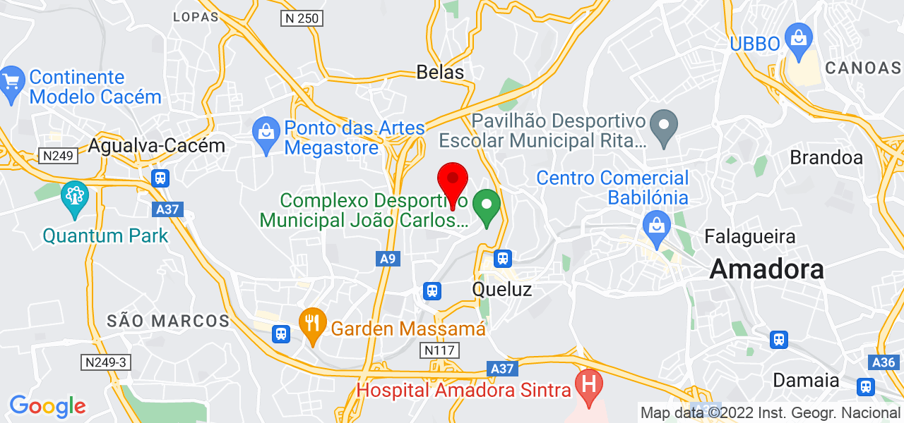 sugest&atilde;o radical - Lisboa - Sintra - Mapa