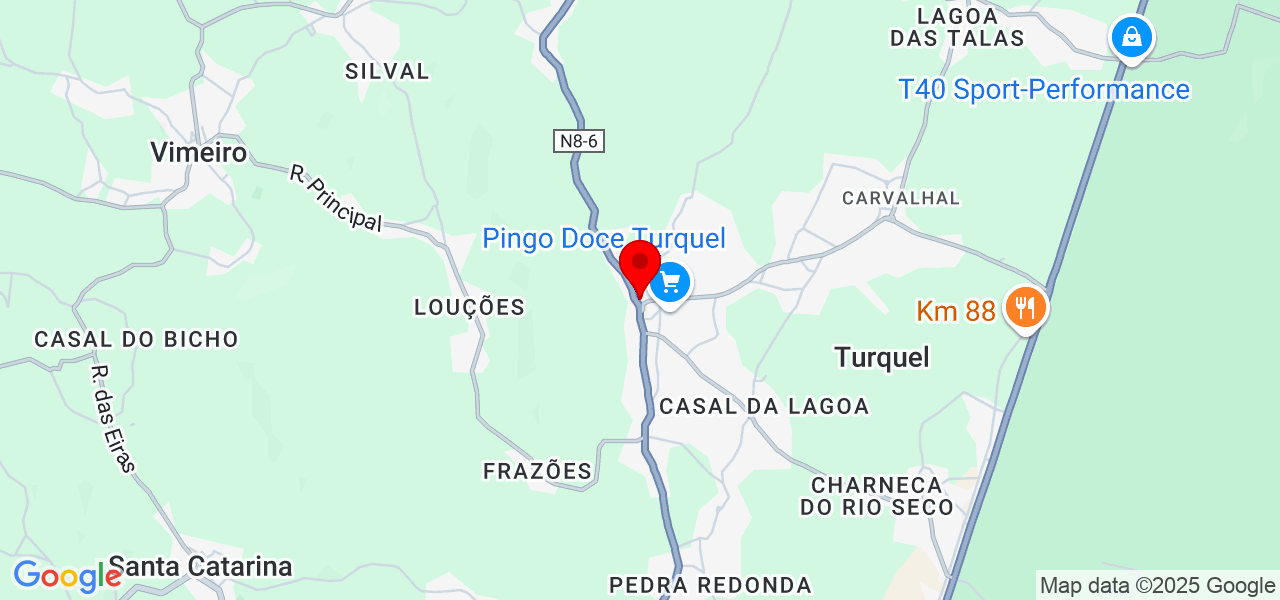 Daniel Vieira - Leiria - Alcobaça - Karte