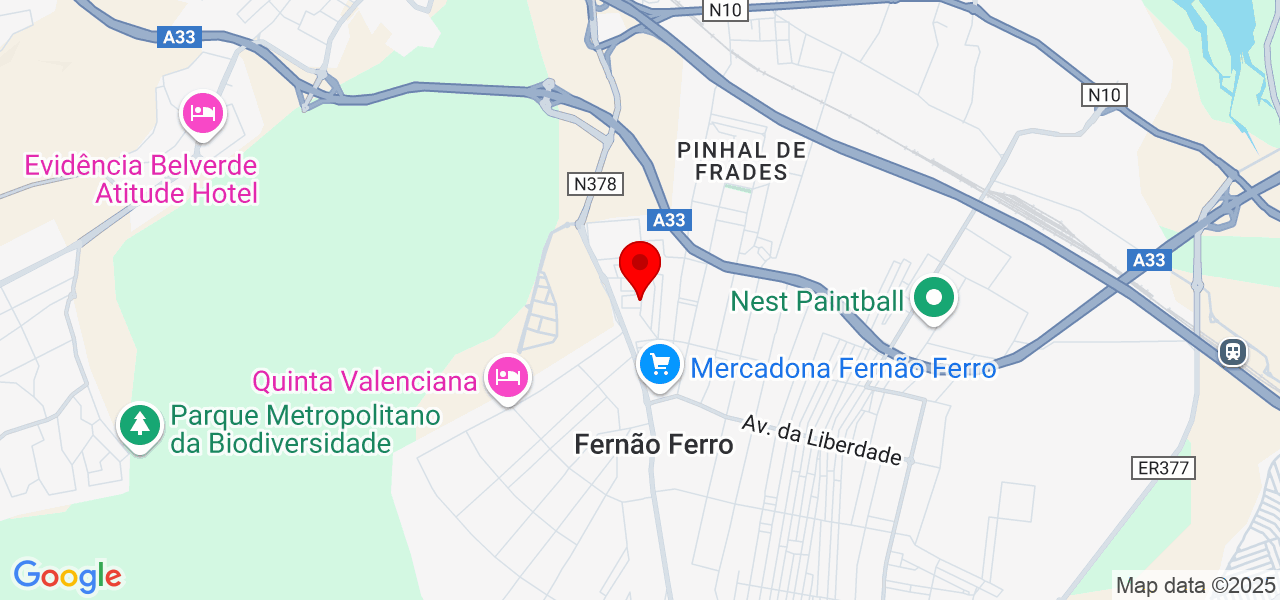 Claudia Nascimento - Setúbal - Seixal - Mapa
