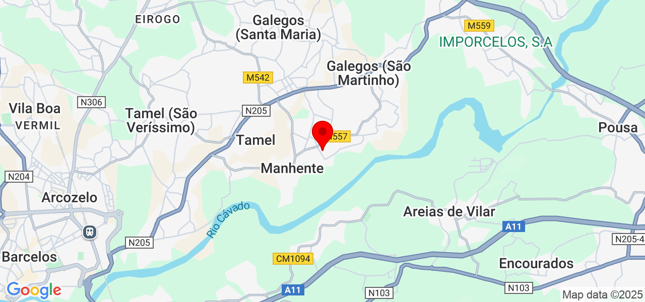 Nídio Mendes - Braga - Barcelos - Mapa