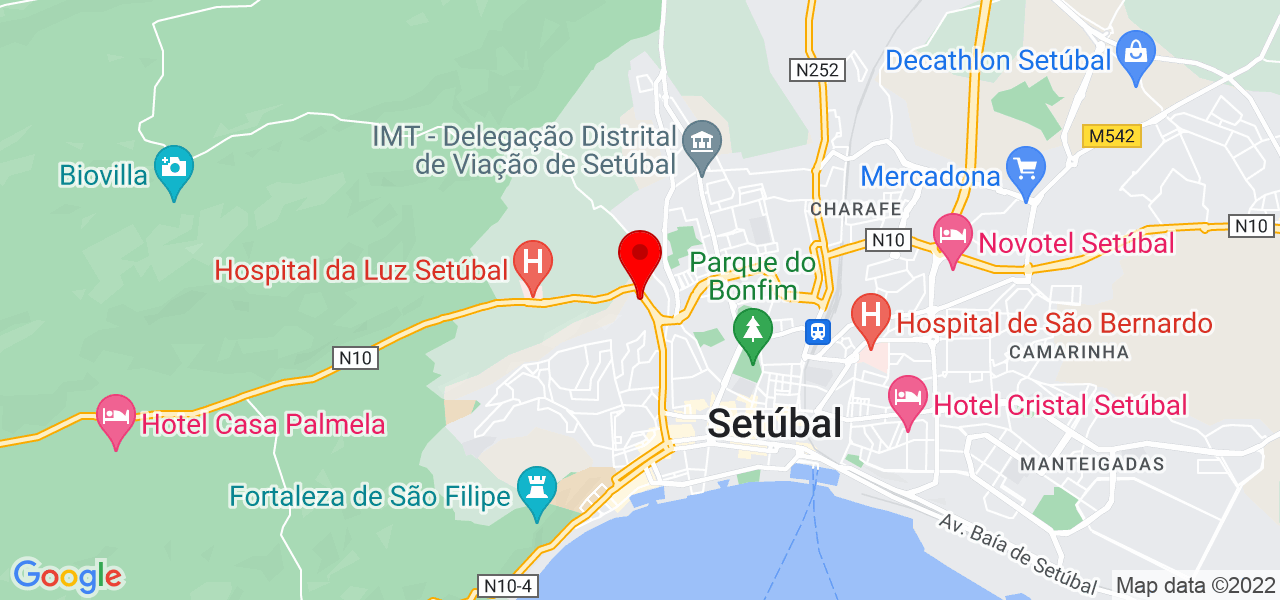 Afonso Mendon&ccedil;a - Setúbal - Setúbal - Mapa