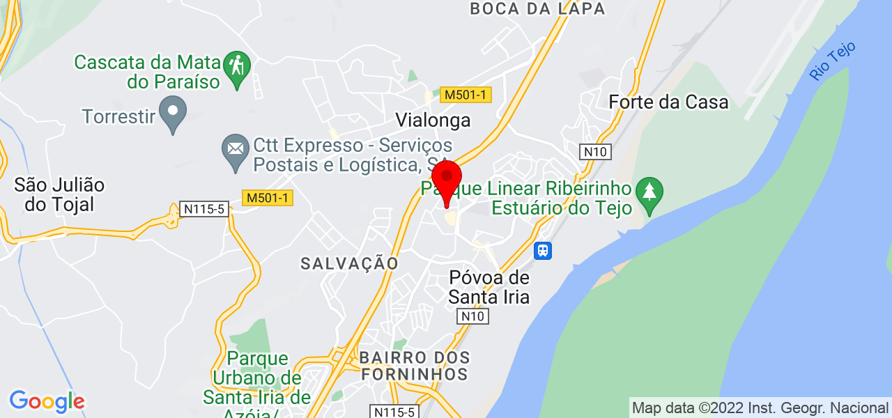 Pedro Amaral - Lisboa - Vila Franca de Xira - Mapa
