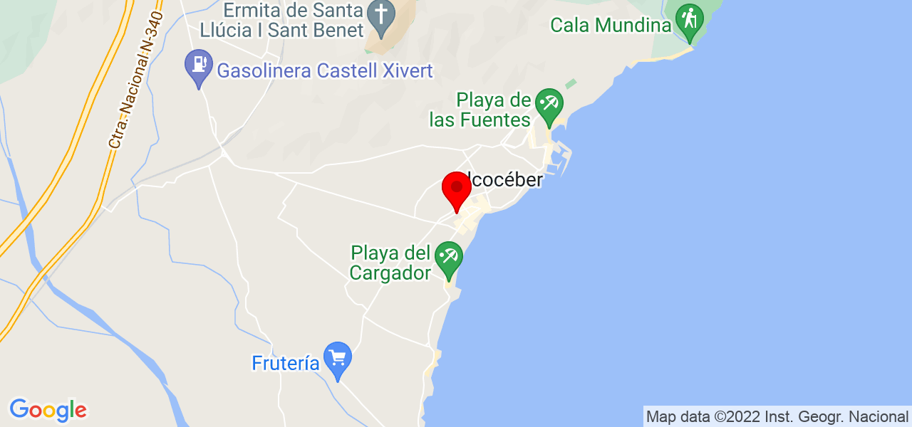 Mar&iacute;a Teresa Medina - Comunidad Valenciana - Alcalà de Xivert - Mapa