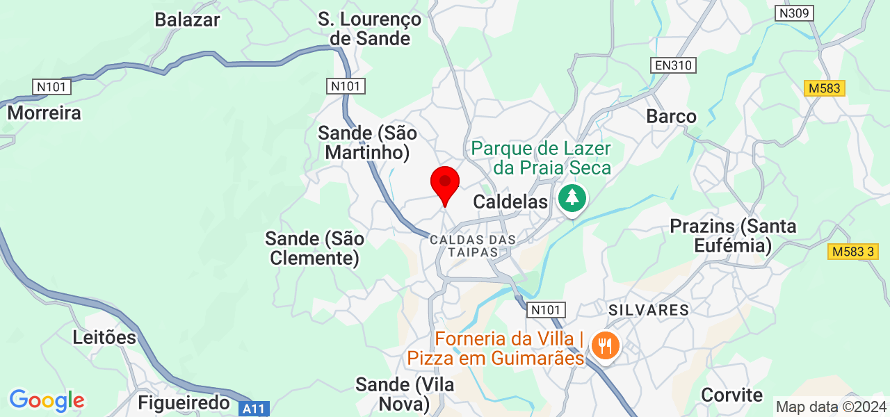 Eduarda Ribeiro - Braga - Guimarães - Map