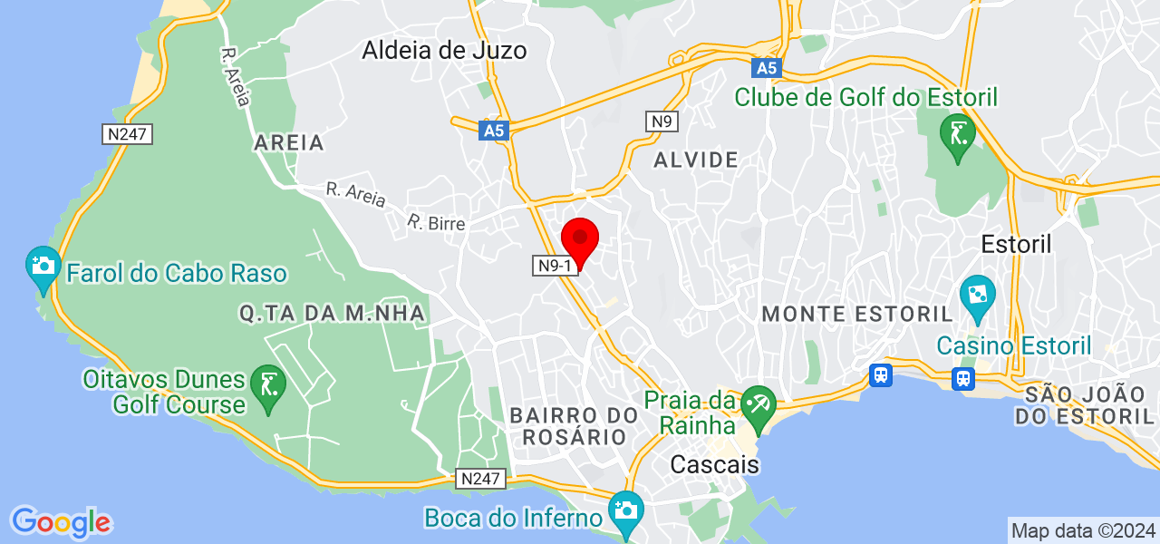 Bruno Santos - Lisboa - Cascais - Mapa