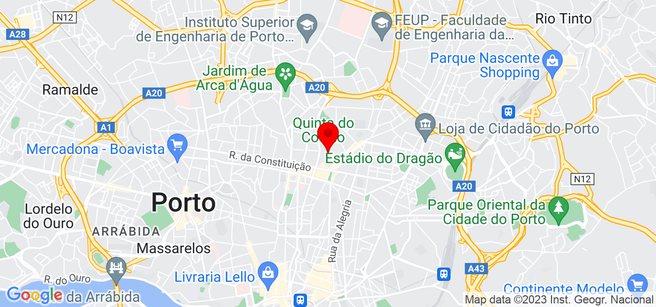 Rita Cejas - Porto - Porto - Mapa