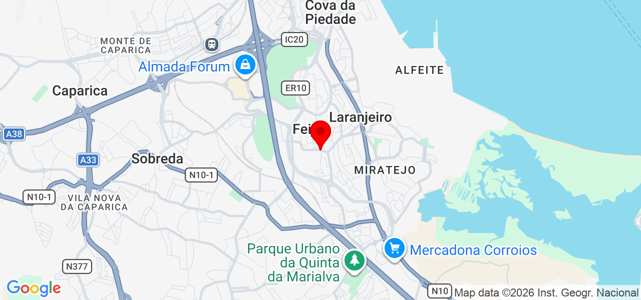 Bruno Codinha - Setúbal - Almada - Karte