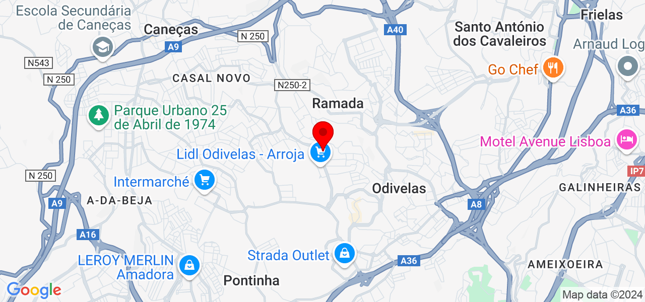 Taniasofi - Lisboa - Odivelas - Map