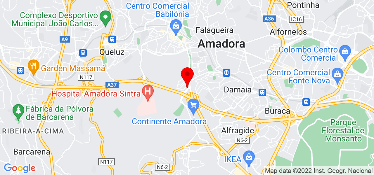 Anabela dos santos Marques - Lisboa - Amadora - Mapa
