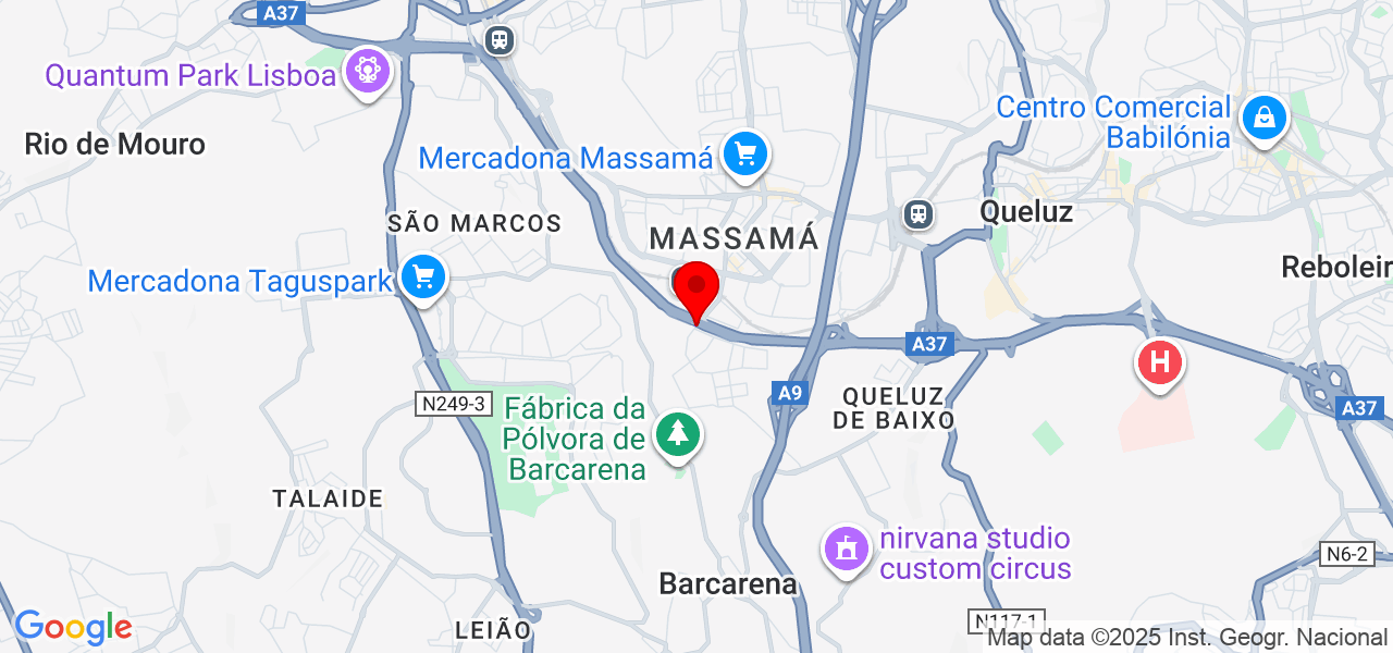 CAMIPAR LDA - Lisboa - Oeiras - Mapa