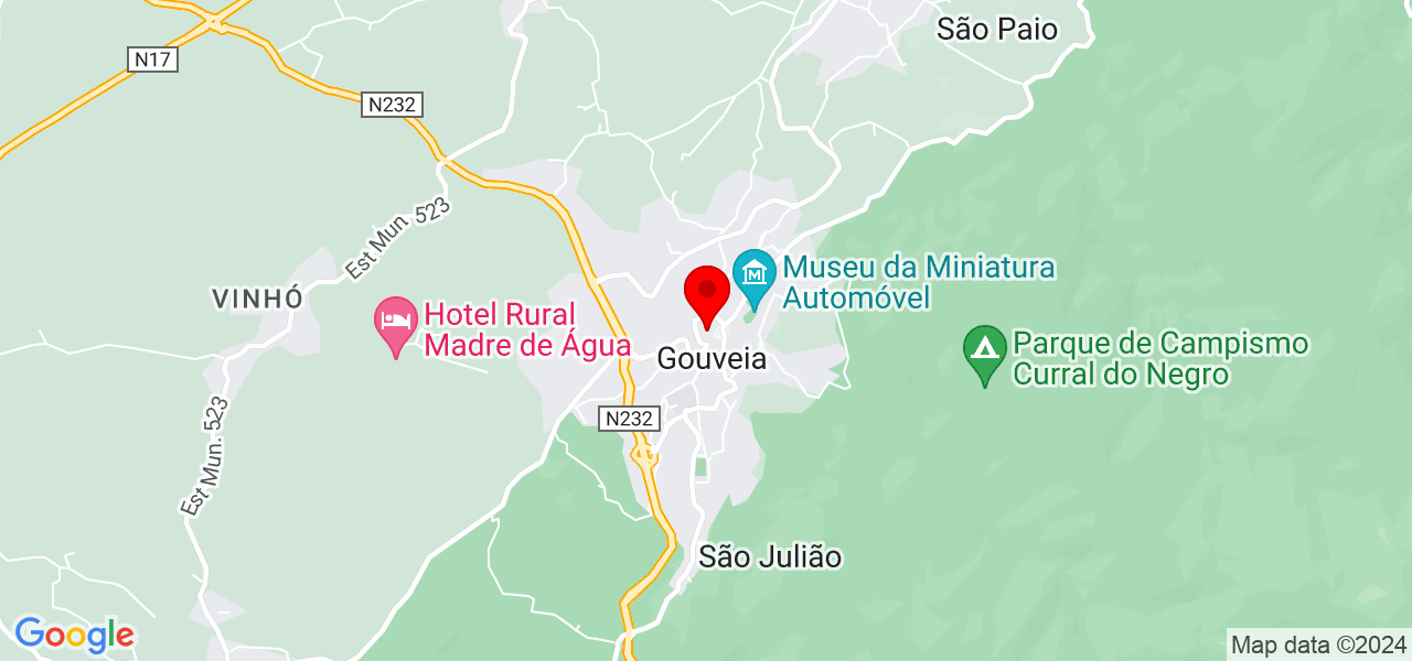 Jorgelina - Guarda - Gouveia - Mapa