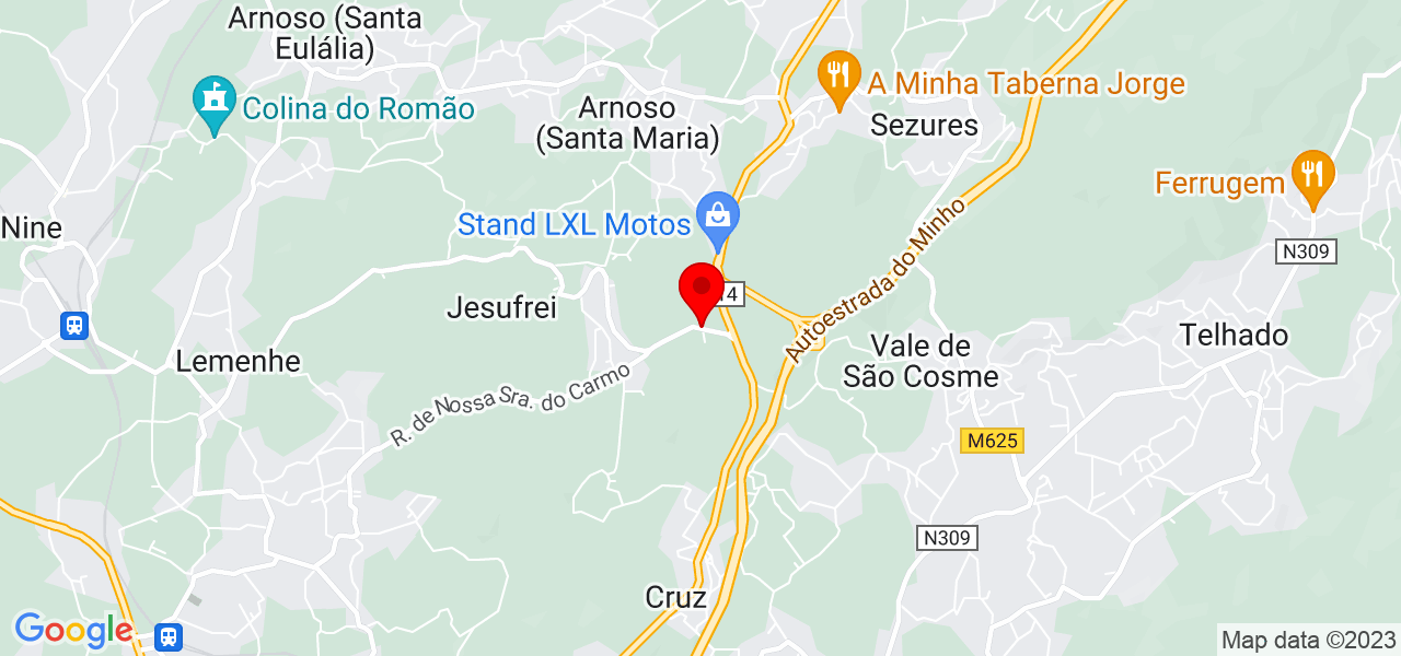 Pedro - Braga - Vila Nova de Famalicão - Mapa