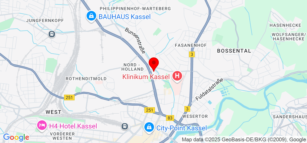 Hausmeisterservice Nefes - Hessen - Kassel - Karte